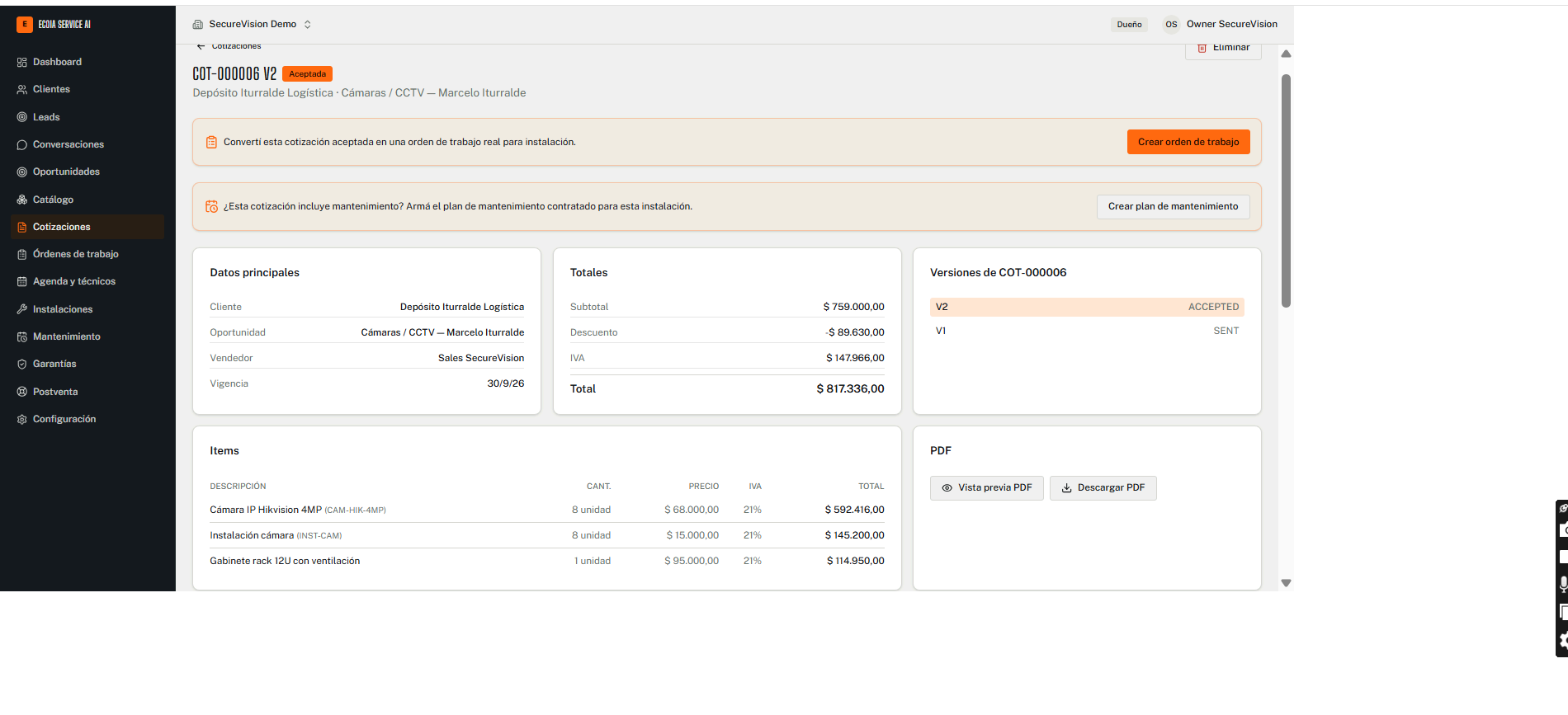 EcoIA Service AI