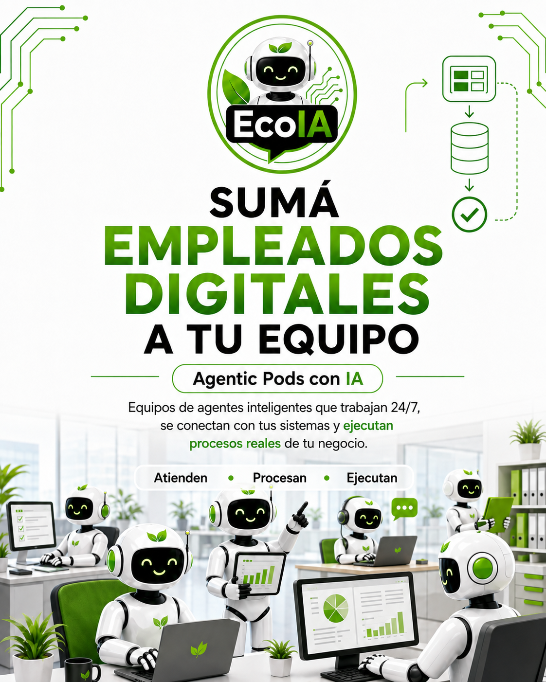 Agentic Pods con IA - Empleados digitales para tu equipo